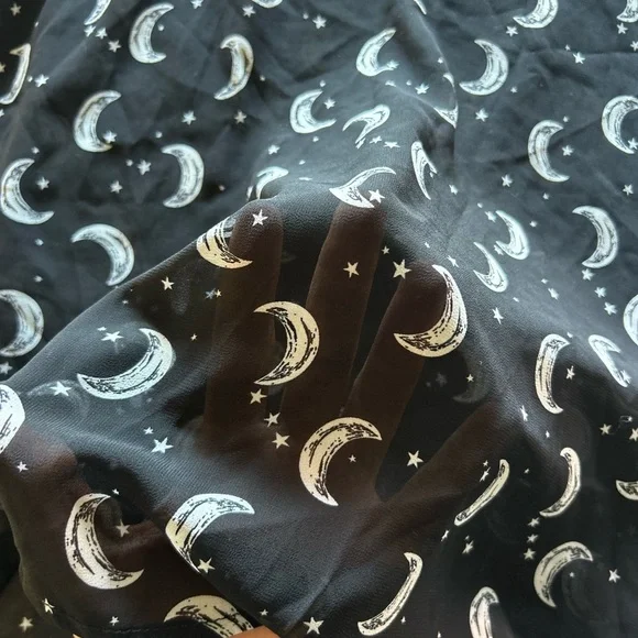 Hot Topic Black Dress with Celestial Pattern - Picture 3 of 6